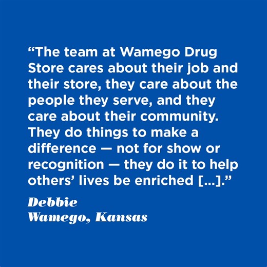 At Good Neighbor Pharmacy locations, like Wamego Drug Store in Wamego, KS, care goes beyond prescriptions. It's about making a real difference - for their patients, their community, and the lives they touch every day. 🌟 | Good Neighbor Pharmacy