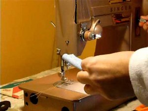 NICE VINTAGE SINGER 328K CAM SEWING MACHINE