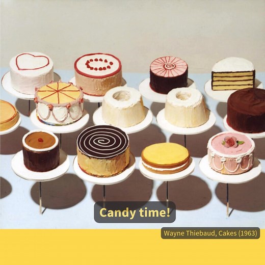 Many artists have depicted desserts in their works, often emphasizing the visual aspect and sometimes giving them deeper symbolic meanings. 🍭 #curatorial has made a selection 🍨 | curatorial.ro
