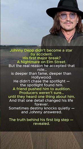 Truth Behind Johnny Depp’s Elm Street Role 😱 #JohnnyDepp #HorrorHistory