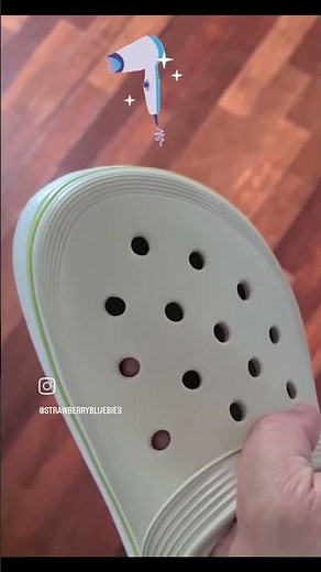 How I Got Rid of the Creases on My Crocs! 💫😍