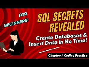 Create Databases & Insert Data in No Time | Chapter 1 practical | #sqlforbeginners #sql #rdbms