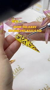 SAVE THIS POST FOR YOUR HOW TO: EASY MARBLING NAILS 101. Please...