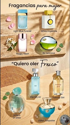 ¿A qué huele el VERANO? 🤔 Mis 8 perfumes más FRESCOS para mujer 🌸☀️ #misperfumes #perfume