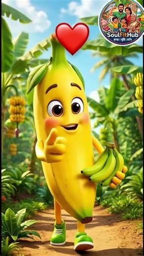 প্রতিদিন একটি করে কলা 🍌 খাও 😊👍#bananabenefits #dailyhealth #energyboost #ai #aivideo
