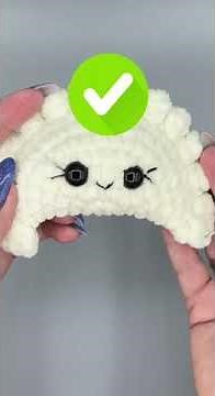 3 ways to embroider an amigurumi smile.