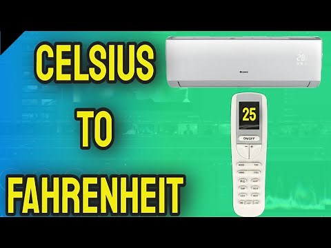 HOW TO SWITCH OR CHANGE CELSIUS TO FAHRENHEIT ON MINI SPLITS (DUCTLESS AIR CONDITIONING SYSTEMS)