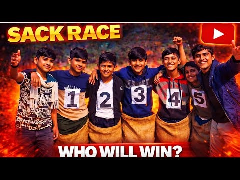 Sack Race Challenge 🔥 | Fun Sack Race Game 👋 | Who Will Win? 🤔