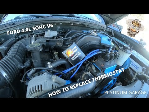 How To Replace the Thermostat (Not Housing) - 2002-2010 Ford Explorer 4.0L V6 SOHC