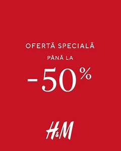 61K views · 2.3K reactions | Au început promoțiile de sezon! Descoperă produsele selectate, cu până la 50% mai ieftine, în magazinele fizice și online! | H&M | Facebook