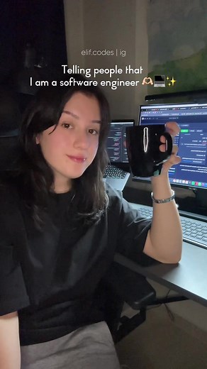 Yes I am a software engineer 💕💅 . . . . . . . . #programming #programmers #developers #mobiledeveloper #softwaredeveloper #devlife #coding #setup #tips #studenttips