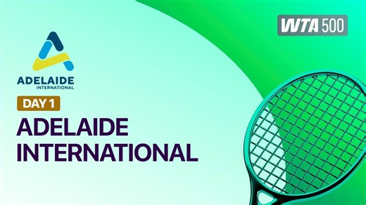 WTA 500: Adelaide International 2026 - Day 1