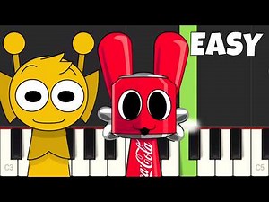 Incredibox Sprunki Pyramixed ALL Bonus Normal & Horror - EASY Piano Tutorial