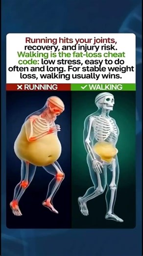 Running vs. Walking: Which is Better for Weight Loss? ⚖️