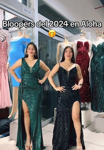 Bloopers 2024 🤭 #borrador #alohafashion @Martita 🌻 @Yaz🍓 #vestidos #vestidosfiesta #vestidosdegala