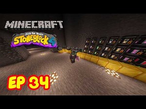 Object Duplication with the Replication Mod and Energy Upgrades Stoneblock 4 Mod Series Ep 34