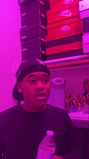 Nike Shoe Collection Showcase in Vibrant Room