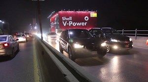 Spotted yet another Shell creative shimmering billboard at Jinnah Flyover, #Lahore. #Shell #ShellVPower Agency: Kinetic Pakistan | Advertising Today