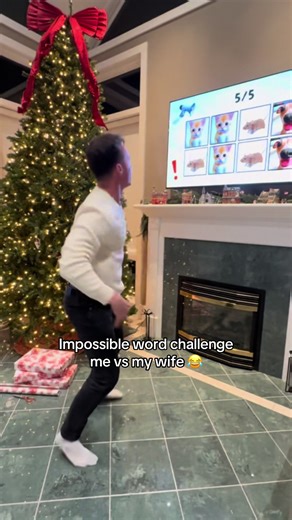 Golden retriever husband vs black cat wife | Word Challenge