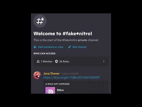 Super realistic fake discord nitro [please do not scam with it]