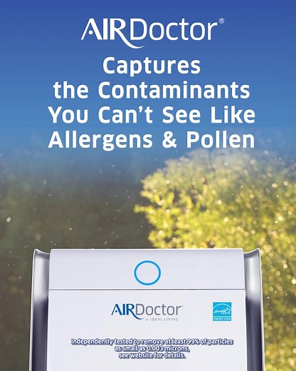 If you're feeling the impacts of pollen & allergens, you need AirDoctor. Shop now | AirDoctor Pro
