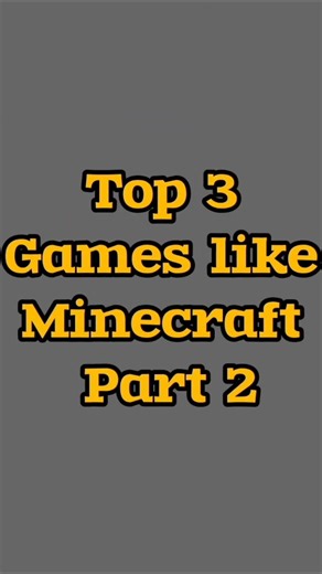 Top 3 games like minecraft for Android and iOS 💥 #minecraftshorts #minecraft ‪@GAME_REVIEW_3.0‬