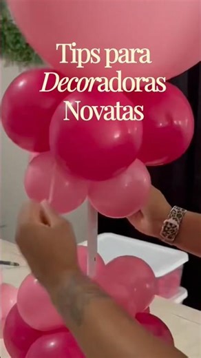 Tips para decoradoras novatas ♥️ cómo colocar tu globo gigante en tu columna 🥰