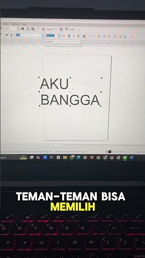 Cara Mudah Mengubah Font di Corel Draw #tutorial #coreldraw #font