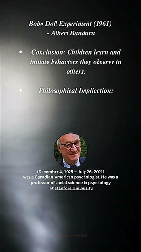 The Bobo Doll Experiment (1961) 🌟MindQuest Experiments