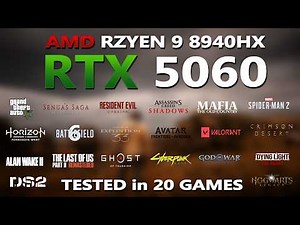 AMD Ryzen 9 8940HX + RTX 5060 🔥 Gaming Test & Benchmarks | HP Omen Performance | HP Omen — Worth It?