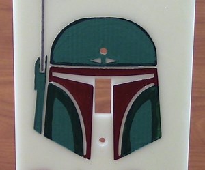 How to Laser Cut and Engrave a Star Wars Light Switch Plate