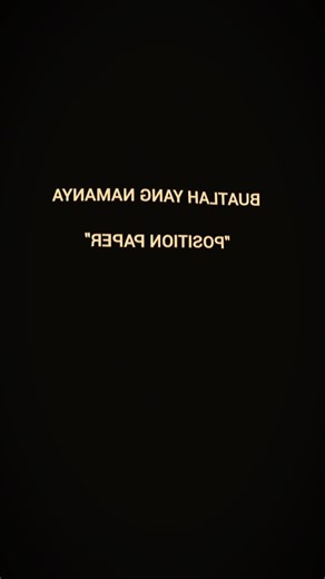 Panduan Menyusun Position Paper untuk Skripsi