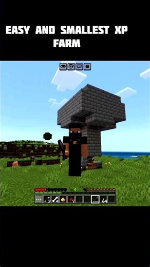 EASY AND SIMPLE XP FARM IN MINECRAFT 🤩