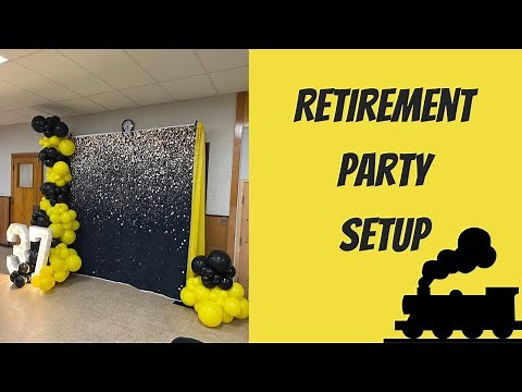 Retirement Party Setup