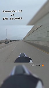 Kawasaki H2 vs BMW S1000RR #bikers #s1000rr #kawasakih2 #fblifestyle | Bike$DrageRacing