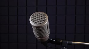 Vocal Microphone In The Studio