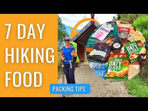 HOW TO PACK YOUR FOOD FOR A 7 DAY HIKE | A Simple system to pack your hiking food