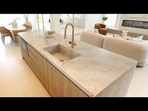 Elegant Kitchen Makeover with Taj Mahal Quartzite