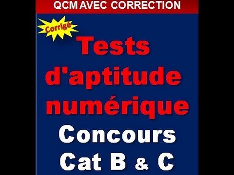 Entraînement aux tests d'aptitude numérique (problèmes résolus)