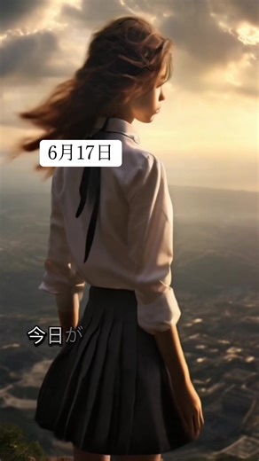 6月17日の歌 #6月17日 6月17日の主な出来事（補足） \t•\tアイスランドが共和国として独立（1944年） …王制から離れ、自らの道を選んだ日。 \t•\tウォーターゲート事件で5人の侵入者逮捕（1972年） …アメリカ民主主義の危機と、そこからの立て直しの始まり。 \t•\tイラクが国際連合加盟（1945年） …戦後、世界秩序の再構築に向けた歩み。 \t•\t韓国・民主化デモが全国に拡大（1987年） …市民の声が国を動かした瞬間。 \t•\tアップル社が「Power Macintosh G3」発表（1998年） …クリエイティブと革新の新しい始まり。 6月17日は、 「一度終わったと思ったものから、もう一度始める日」。 だから今日も、力を込めて―― 「今日がいい日でありますように」 歩き出したあなたの未来が、 昨日より少し、光に包まれますように。