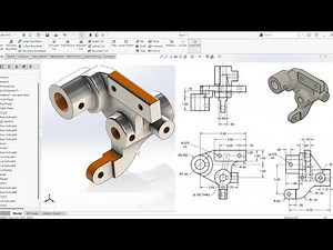 Power Feed Bracket in SolidWorks #solidworks