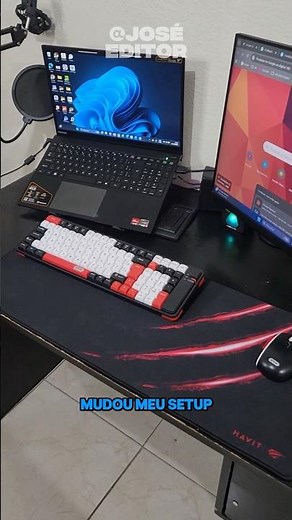 O MELHOR MOUSEPAD GAMER PARA SEU SETUP! Unboxing Havit 🖱️🔥