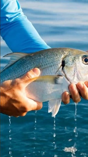 Peaceful Fishing: Catching Jack Fish with Shrimp | Cinematic Nature Vlog #nature