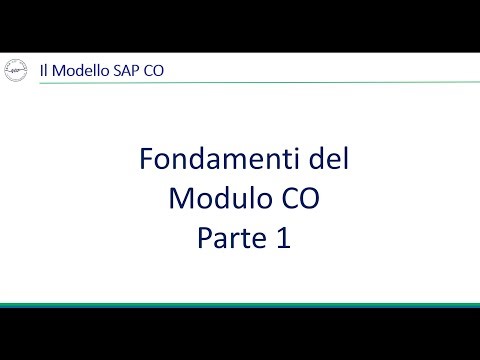 Fondamenti del Modulo CO - Parte 1