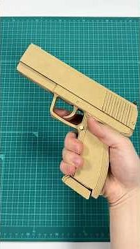 ダンボールでハンドガン作ってみた。 #ダンボール工作 #手作り工作 #diy #cardboard