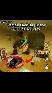 Captain Clark Hug Scene #roblox #backrooms #shorts