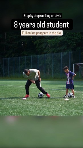 To perform a body feint with clean style in football, approach the defender at pace, then quickly shift your body weight in one direction while slightly lowering your shoulder to sell the move. Immediately push off your planted foot and move in the opposite direction with the ball. Keep your movement fluid and balanced, and ensure your touch on the ball is tight to maintain control as you accelerate past the defender. 🔝Training with Persianball - Progress faster your performance 🔜 Link in bio 