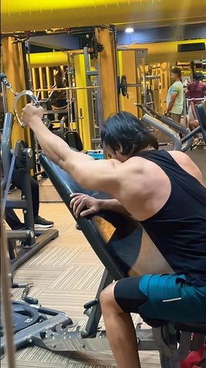 Cable Single Arm High Row 💪#shorts #backworkout #viralworkout