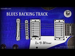 D Minor Blues Guitar Backing Track | Jam in Dm / Dm Pentatonic
