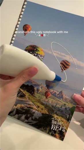 a little notebook glow up #fy #customize #diy #stationery #tutorial #manualidades #school